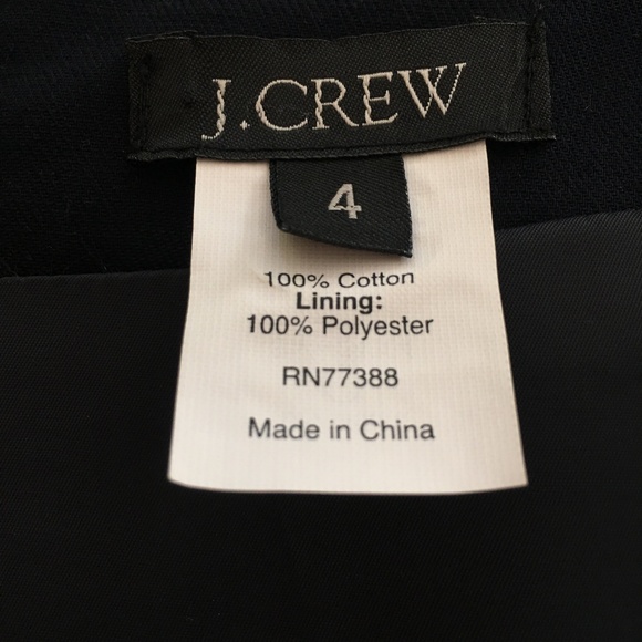 J. Crew Allura Navy Blue Shift Dress Size 4 EUC - Picture 4 of 4